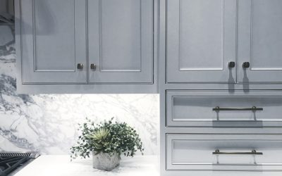 grey kitchen cabinets